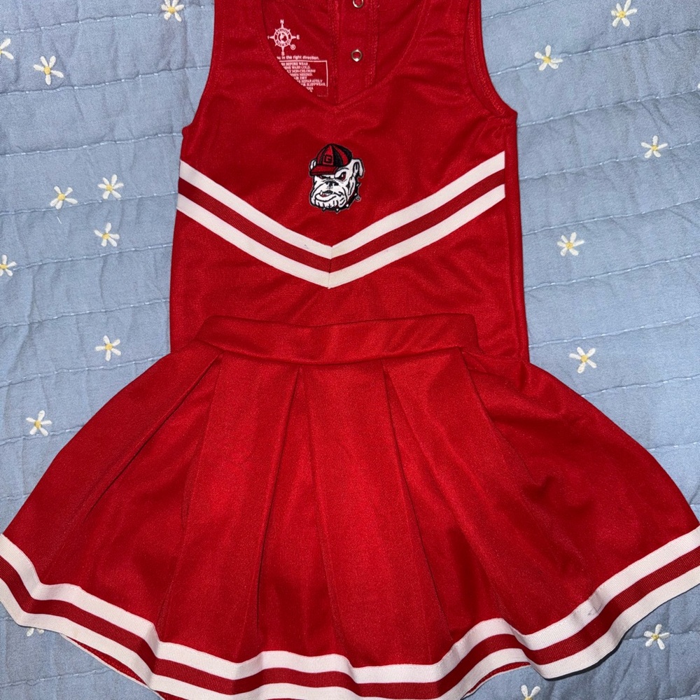 UGA Red Cheerleading Uniform